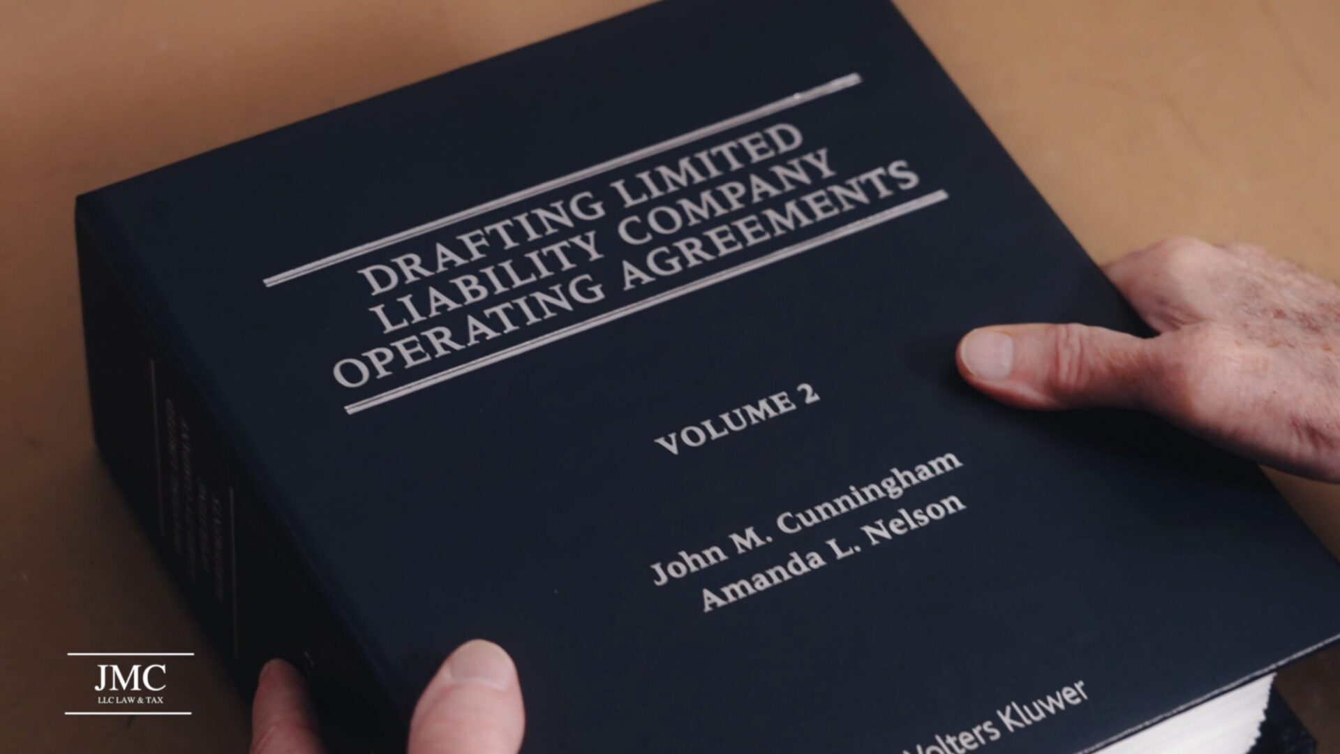 Thick binder labeled Drafting LLC operating agreements