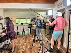 Behind the scenes