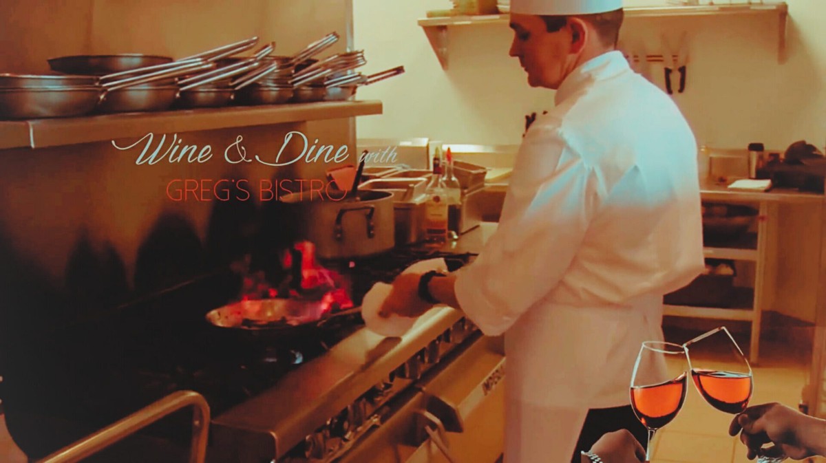 Restaurant professional at work