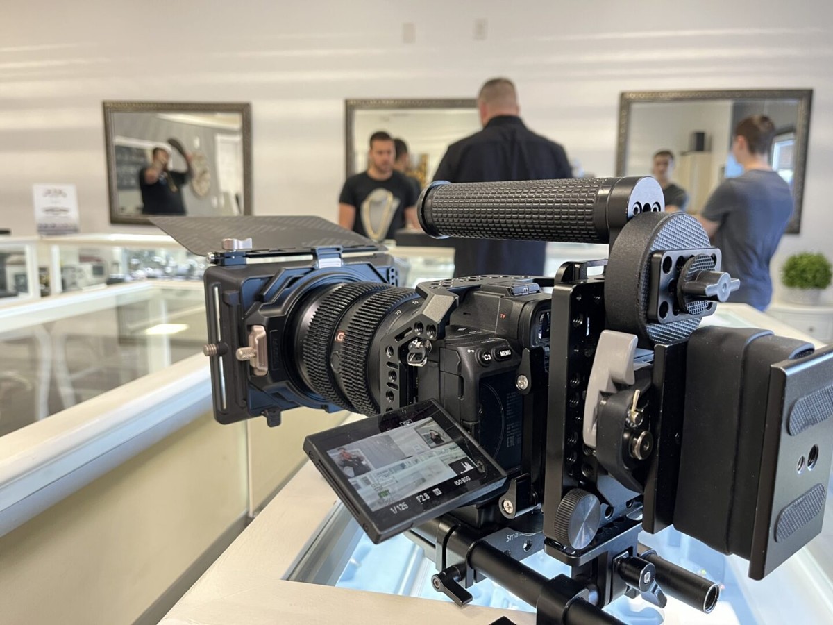 Retail business on camera